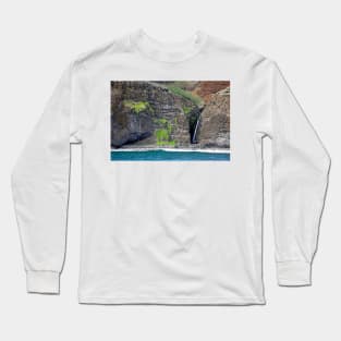Na Pali Waterfall Long Sleeve T-Shirt